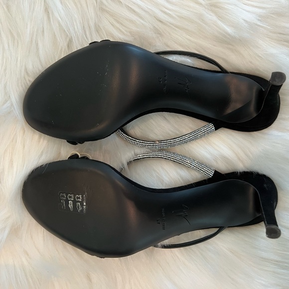 Authentic Giuseppe Zanotti croisette crystal heels - Picture 5 of 7